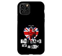 Custodia per iPhone 11 Pro Regina Elisabetta II Dio salvi la regina Punk Memoriam Love