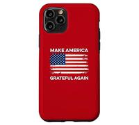 Custodia per iPhone 11 Pro Rendi l'America Grateful Again Ringraziamento Funny Patriotic USA