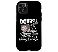 Custodia per iPhone 11 Pro Resonator Dobro Chitarra Suonatore Acustico Bluegrass Music Lover