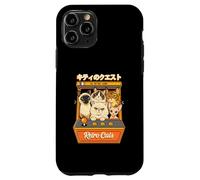 Custodia per iPhone 11 Pro Retro Arcade Cats Kitty Quest Feline Gamer Videogioco