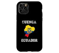 Custodia per iPhone 11 Pro Retro Cuenca Ecuador Distressed Ecuador Bandiera Ecuador