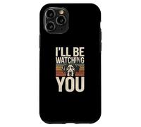 Custodia per iPhone 11 Pro Retro Funny Dog Citazioni I'll Be Watching You