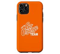 Custodia per iPhone 11 Pro Retro LET'S GO ORANGE TEAM Varsity War Game Day Spirit Week