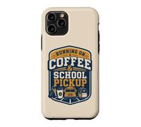 Custodia per iPhone 11 Pro Retro School Pickup Parent Coffee Morning Humor