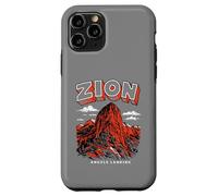 Custodia per iPhone 11 Pro Retro Zion National Park Vintage Style Angels Landing Utah