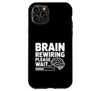 Custodia per iPhone 11 Pro Ricablaggio del cervello Attendere prego Mindfulness Humor