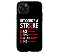 Custodia per iPhone 11 Pro Riconosci la consapevolezza dell'ictus dei sopravvissuti al guerriero veloce dell'ictus