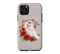 Custodia per iPhone 11 Pro Ricordo dei memoriali floreali degli animali domestici del