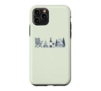Custodia per iPhone 11 Pro Rifugio per un fine settimana in montagna in campeggio Campfire Wine Cabin