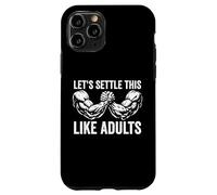 Custodia per iPhone 11 Pro Risolviamolo come un divertente braccio di ferro da adulti