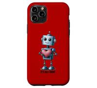 Custodia per iPhone 11 Pro Robot con un grande cuore, grafica