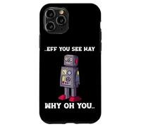 Custodia per iPhone 11 Pro Robot divertente Malfunzionamento Tech Nerd Science Robotics