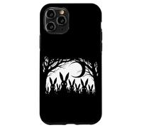 Custodia per iPhone 11 Pro Rosa Goth Bunny Grunge Raccapricciante Carino Kawaii Horror Weirdcore