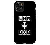 Custodia per iPhone 11 Pro Rotta aerea LHR per DXB Londra Dubai