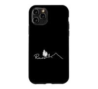 Custodia per iPhone 11 Pro Run Mountain Line Art