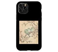 Custodia per iPhone 11 Pro Sakura Birds Harmony - Inchiostro giapponese Art