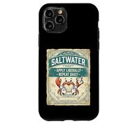 Custodia per iPhone 11 Pro Saltwater Doctor Crab Ocean Vintage Design