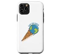 Custodia per iPhone 11 Pro Salva la Terra, Solo Luogo Con Gelato, Pace Nessun pianeta B
