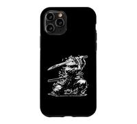Custodia per iPhone 11 Pro Samurai Power Slash Guerriero inginocchiato