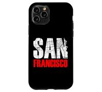 Custodia per iPhone 11 Pro San Francisco California Graphic Map T-shirt, San Francisco