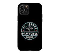 Custodia per iPhone 11 Pro San Girolamo Prega per noi Santo Patrono Cattolico Grafico