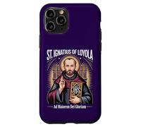 Custodia per iPhone 11 Pro Sant'Ignazio Loyola Ad Maiorem Dei Gloriam Gesuita Cattolico