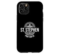 Custodia per iPhone 11 Pro Santo Stefano prega per noi cattolico San martire