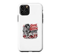Custodia per iPhone 11 Pro Santuario contro l'ombra Oni Samurai Epic Anime