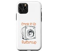 Custodia per iPhone 11 Pro Sarcastico amante della musica Crank it up Buttercup