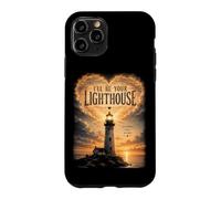 Custodia per iPhone 11 Pro Sarò il tuo faro che ti guida a casa Amore romantico