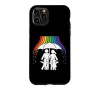 Custodia per iPhone 11 Pro Save Space - Ombrello protettivo arcobaleno, motivo: patrioti