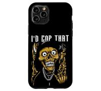 Custodia per iPhone 11 Pro Scheletro Rapper Io farei poliziotto Che