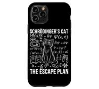 Custodia per iPhone 11 Pro Schrodinger Cat Escape Plan Fisica Quantistica Gatto