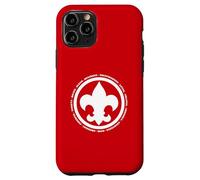 Custodia per iPhone 11 Pro Scouting Fleur De Lis & Scout Law BSA Cub Scouts Logo
