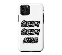 Custodia per iPhone 11 Pro Screamy Screamy Music Graphic Letters for Metal Heads