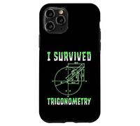 Custodia per iPhone 11 Pro Scuola di matematica di trigonometria divertente sono sopravvissuto
