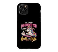 Custodia per iPhone 11 Pro Scusa se ti ho offeso usando fatti e logica scherzo sarcastico