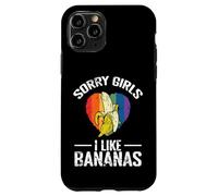 Custodia per iPhone 11 Pro Scusate Ragazze Mi Piacciono le Banane