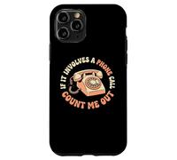 Custodia per iPhone 11 Pro Se coinvolge una telefonata, contami l"umorismo introverso
