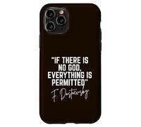 Custodia per iPhone 11 Pro Se non c'è Dio tutto è permesso Fedor Dostoevskij
