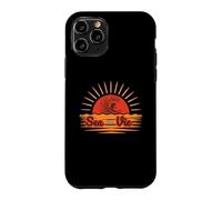 Custodia per iPhone 11 Pro Sea La Vie Surf Tramonto - Divertente Ocean Beach Pun Surfer