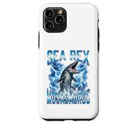 Custodia per iPhone 11 Pro Sea Rex Mosasaurus Ocean Predator Dinosaur Ragazzi