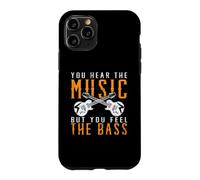 Custodia per iPhone 11 Pro Senti la musica ma senti il basso Clef Lovers Basso