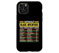 Custodia per iPhone 11 Pro Senza inventori neri Mese della storia Uomini africani Donne Bambini