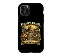 Custodia per iPhone 11 Pro Service Pride Spooky Nights, veterani militari, Halloween
