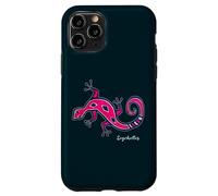 Custodia per iPhone 11 Pro Seychelles Geco Souvenir Bungalow Praslin La Digue Regalo