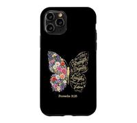 Custodia per iPhone 11 Pro She Is Clothed With Strength & Dignity Bible Proverbs 31:25