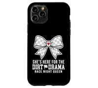 Custodia per iPhone 11 Pro She's Here For The Dirt Drama Race Night Queen