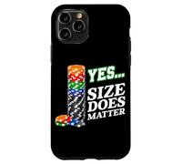 Custodia per iPhone 11 Pro Sì La dimensione conta Divertente Poker Chips Casino Gioco d'azzardo