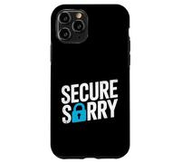 Custodia per iPhone 11 Pro Sicuro Sorry Lucchetto Data Breach Cyber Security Umorismo